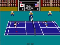 une photo d'Ã©cran de Super Dyna mix Badminton sur Nintendo Nes